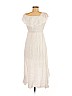 New Look 100% Rayon White Casual Dress Size M - photo 2