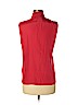 Zara 100% Silk Red Sleeveless Silk Top Size M - photo 2