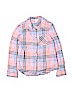 Cat & Jack 100% Cotton Pink Long Sleeve Button-Down Shirt Size 14 - 16 - photo 1