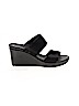 Crocs Black Wedges Size 8 - photo 1