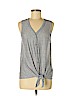 Rachel Zoe 100% Linen Blue Sleeveless Top Size L - photo 1