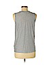 Rachel Zoe 100% Linen Blue Sleeveless Top Size L - photo 2