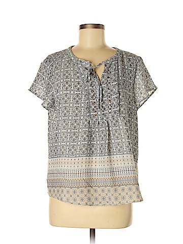 Liz Claiborne Short Sleeve Blouse (view 1)