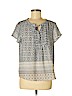 Liz Claiborne Tan Short Sleeve Blouse Size L (petite) - photo 1