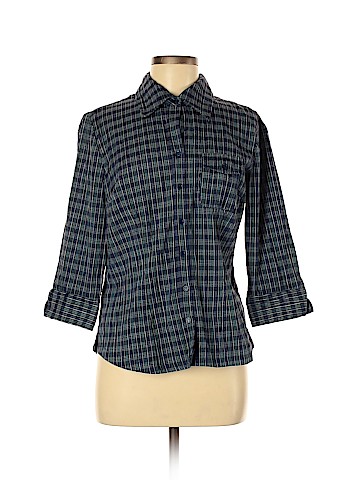 Brina & Em 3/4 Sleeve Button-Down Shirt (view 1)