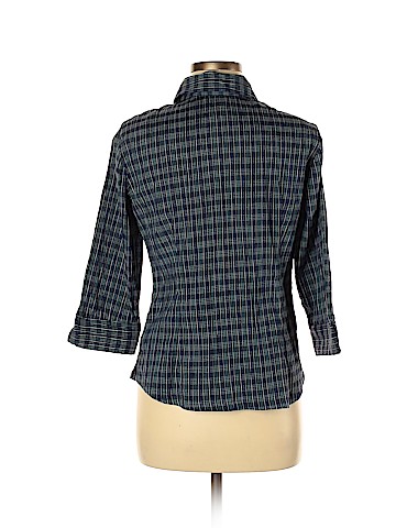 Brina & Em 3/4 Sleeve Button-Down Shirt (view 2)