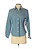 Coldwater Creek 100% Cotton Blue Long Sleeve Button-Down Shirt Size S (petite) - photo 1