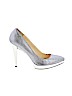 Enzo Angiolini Silver Heels Size 8 - photo 1