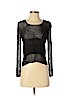 Cache 100% Rayon Black Pullover Sweater Size P (petite) - photo 1