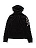 Justice Print Black Zip Up Hoodie Size 16 - photo 2