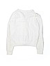 Hanna Andersson 100% Cotton Solid White Cardigan Size 140 cm / US 10 - photo 2