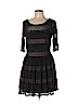 BCBGMAXAZRIA 100% Polyester Black Casual Dress Size L - photo 1