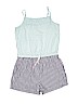 Crewcuts 100% Cotton Print Teal Romper Size 10 - photo 1