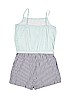 Crewcuts 100% Cotton Print Teal Romper Size 10 - photo 2