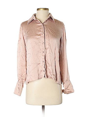 CW Long Sleeve Silk Top (view 1)