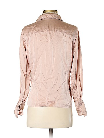 CW Long Sleeve Silk Top (view 2)