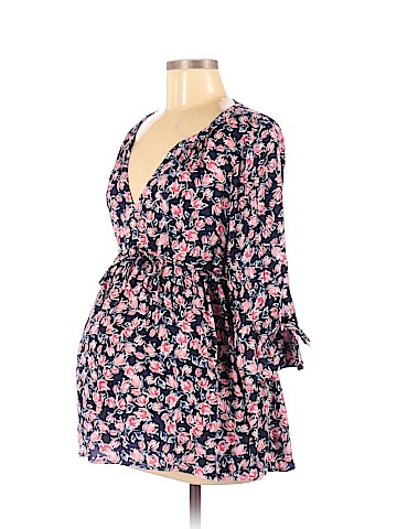 Motherhood 3/4 Sleeve Blouse (view 1)