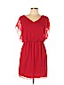 Sweet Storm 100% Polyester Red Casual Dress Size L - photo 1