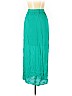 Ann Taylor LOFT Outlet 100% Rayon Teal Casual Skirt Size L (petite) - photo 2