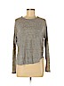 Vince. 100% Linen Gray Long Sleeve T-Shirt Size M - photo 1