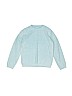 J. McLaughlin 100% Cotton Solid Blue Pullover Sweater Size M (kids) - photo 1