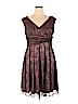 Coldwater Creek 100% Polyester Pink Cocktail Dress Size 16 (petite) - photo 1