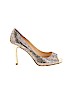 Enzo Angiolini Gold Heels Size 8 - photo 1