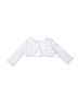 Blueberi Boulevard Solid White Cardigan Size 4T - photo 1