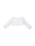 Blueberi Boulevard Solid White Cardigan Size 4T - photo 2