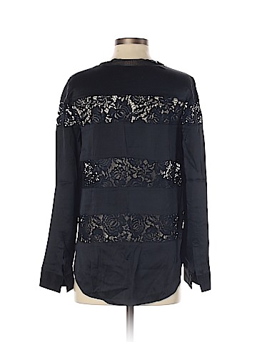 Rebecca Taylor Long Sleeve Silk Top (view 2)