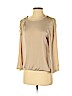 BCBGMAXAZRIA 100% Polyester Tan Long Sleeve Blouse Size S - photo 1