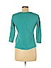 Karen Scott 100% Cotton Teal Pullover Sweater Size M (petite) - photo 2