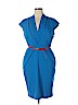 Calvin Klein Blue Casual Dress Size 14 - photo 1