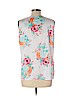 Ann Taylor 100% Polyester White Sleeveless Blouse Size L (petite) - photo 2