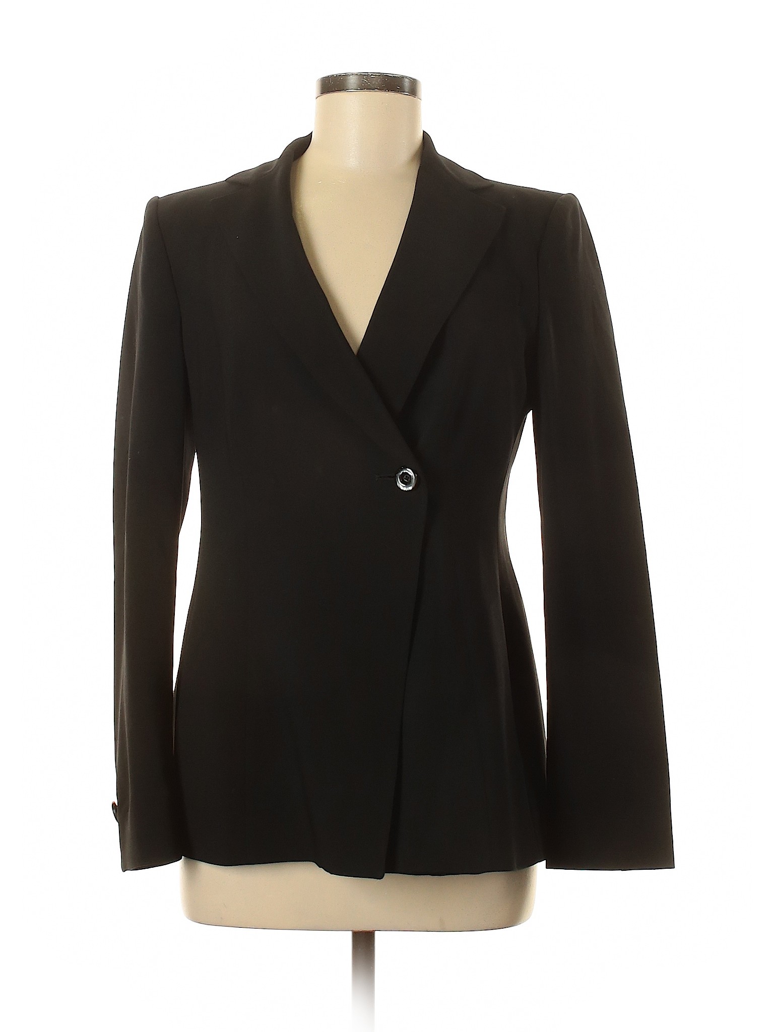 Armani Collezioni Women Black Wool Blazer 6 | eBay
