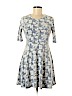 Topshop Blue Casual Dress Size 6 - photo 1