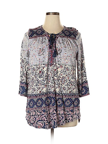 Lucky Brand 3/4 Sleeve Top (view 1)