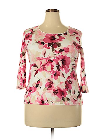 Karen Scott 3/4 Sleeve T-Shirt (view 1)