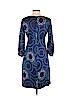 Trina Turk 100% Silk Blue Casual Dress Size 4 - photo 2