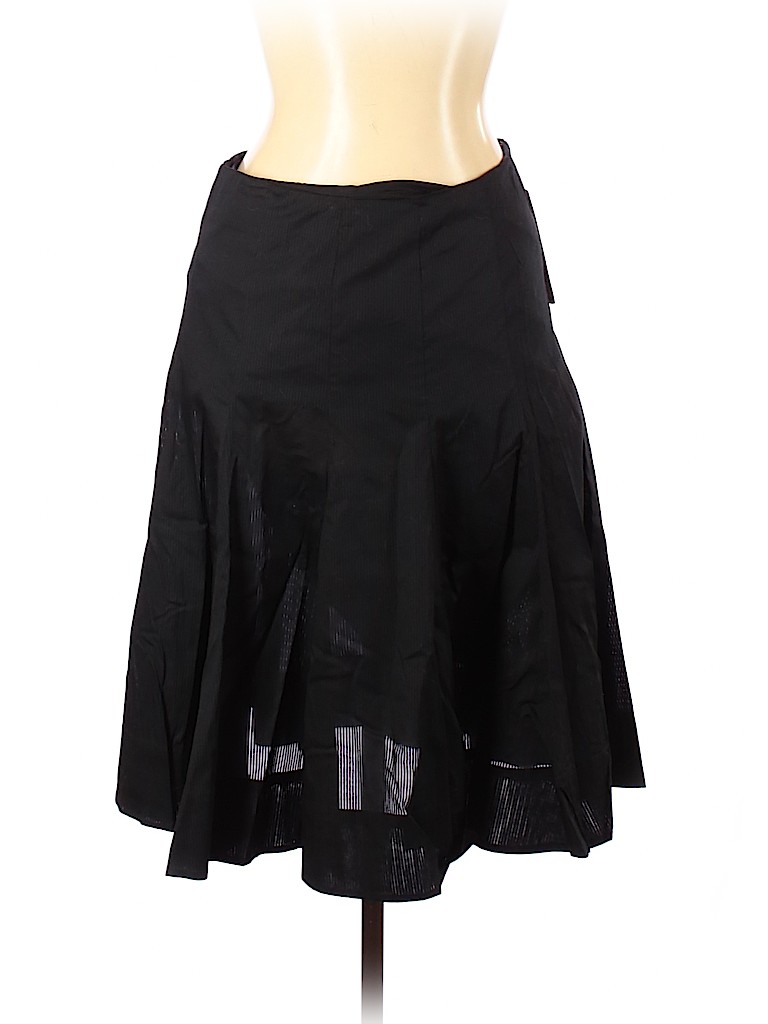 Lauren by Ralph Lauren 100% Cotton Black Casual Skirt Size 10 - photo 1