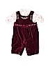 Assorted Brands Burgundy Overalls Size Newborn - photo 1