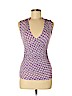 Banana Republic 100% Rayon Purple Sleeveless Top Size M (petite) - photo 1