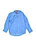 Villa D'Marco Blue Long Sleeve Button-Down Shirt Size 6 - photo 1