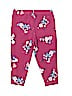 Carter's 100% Cotton Floral Burgundy Leggings 12-18 MO / 18 MO - photo 2