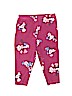 Carter's 100% Cotton Floral Burgundy Leggings 12-18 MO / 18 MO - photo 1