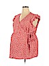 Old Navy - Maternity Red Short Sleeve Blouse Size XXL - photo 1