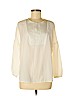 Banana Republic 100% Polyester Ivory Long Sleeve Blouse Size M (petite) - photo 1