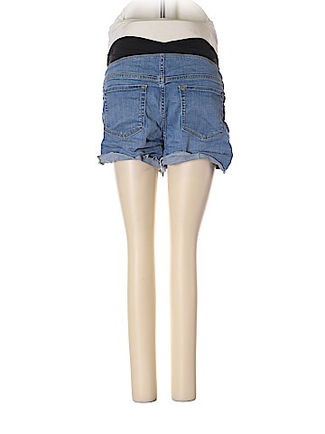 Isabel Maternity Denim Shorts (view 2)