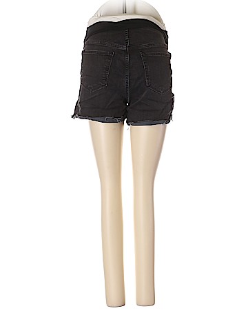 Isabel Maternity Denim Shorts (view 2)