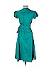 Calypso by Christiane Celle 100% Silk Teal Casual Dress Size Sm (0) - photo 2